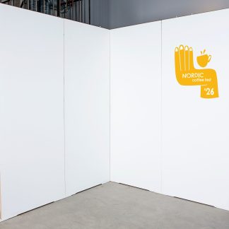 Foil branding on walls - decal